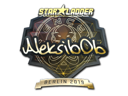Item Sticker | Aleksib (Gold) | Berlin 2019