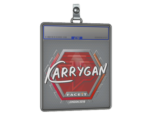 Item Sticker Slab | karrigan | London 2018