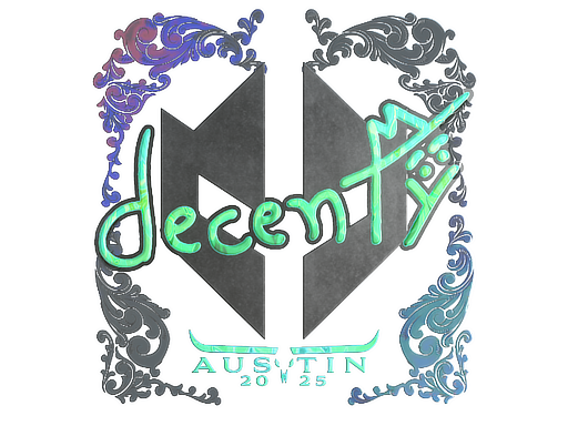 Item Sticker | decenty (Holo) | Austin 2025