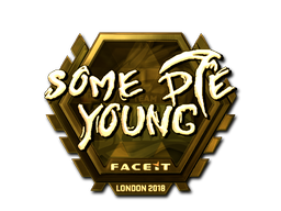 Item Sticker | sdy (Gold) | London 2018