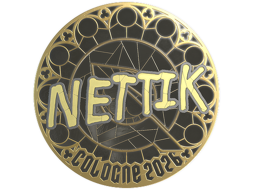 Item Sticker | nettik (Gold) | Cologne 2026