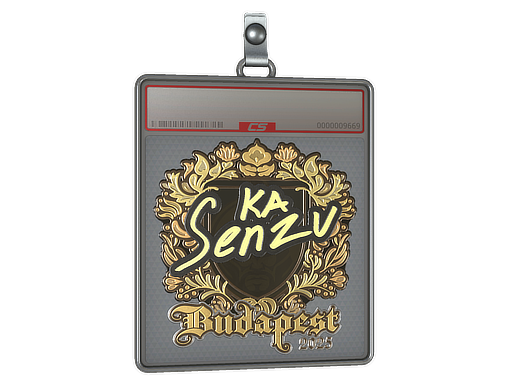 Item Sticker Slab | Senzu (Gold) | Budapest 2025