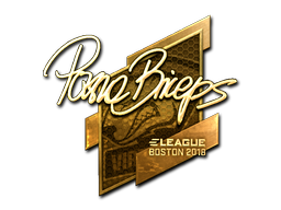 Item Sticker | pashaBiceps (Gold) | Boston 2018