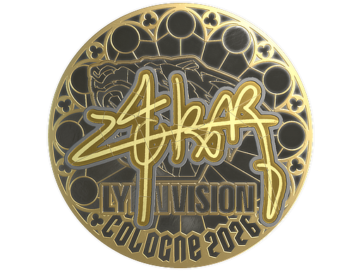 Item Sticker | z4KR (Gold) | Cologne 2026