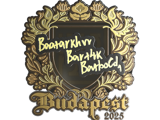 Item Sticker | Bart4k (Gold) | Budapest 2025