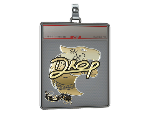 Item Sticker Slab | drop (Gold) | Paris 2023