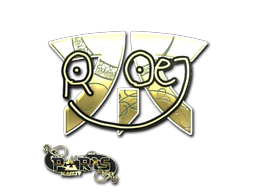 Item Sticker | roeJ (Gold) | Paris 2023