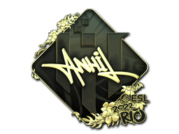 Item Sticker | ANNIHILATION (Gold) | Rio 2022
