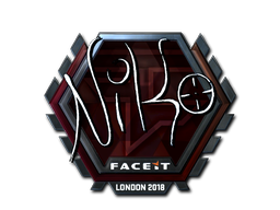 Item Sticker | NiKo (Foil) | London 2018