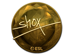 Item Sticker | shox (Gold) | Katowice 2019