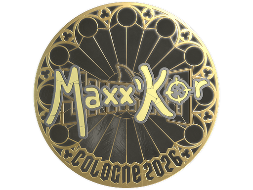 Item Sticker | maxxkor (Gold) | Cologne 2026