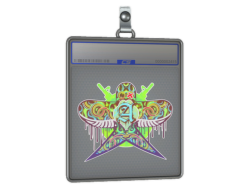 Item Sticker Slab | Green Swallow