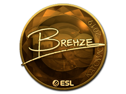 Item Sticker | Brehze (Gold) | Katowice 2019
