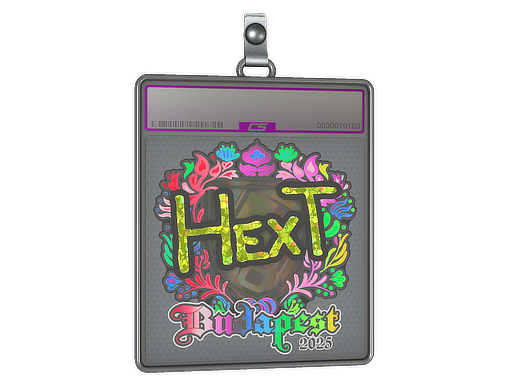 Item Sticker Slab | HexT (Holo) | Budapest 2025