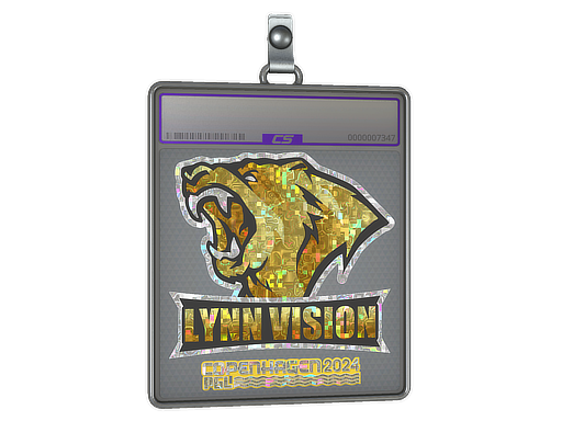 Item Sticker Slab | Lynn Vision (Glitter) | Copenhagen 2024