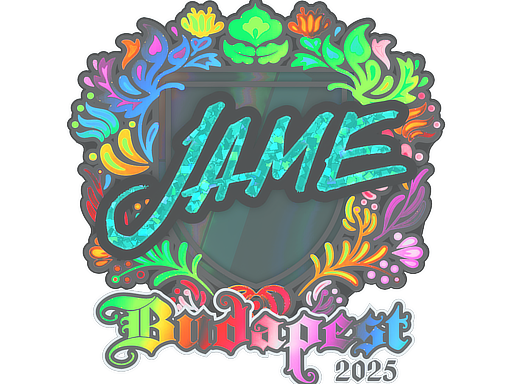 Item Sticker | Jame (Holo) | Budapest 2025