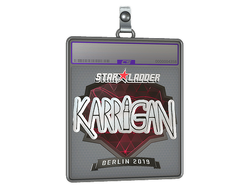 Item Sticker Slab | karrigan (Foil) | Berlin 2019