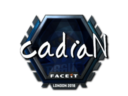 Item Sticker | cadiaN (Foil) | London 2018