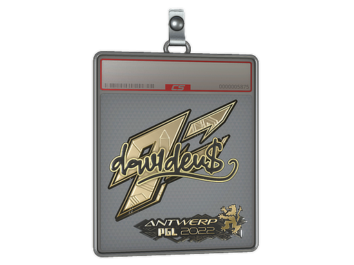 Item Sticker Slab | dav1d (Gold) | Antwerp 2022