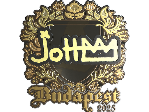 Item Sticker | jottAAA (Gold) | Budapest 2025