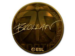 Item Sticker | Brollan (Gold) | Katowice 2019