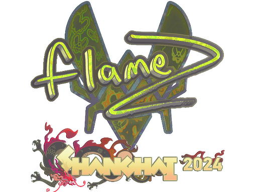 Item Sticker | FlameZ (Holo) | Shanghai 2024