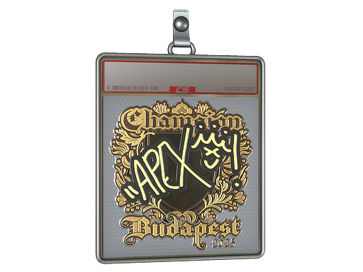 Item Sticker Slab | apEX (Gold, Champion) | Budapest 2025