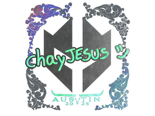 Item Sticker | chayJESUS (Holo) | Austin 2025