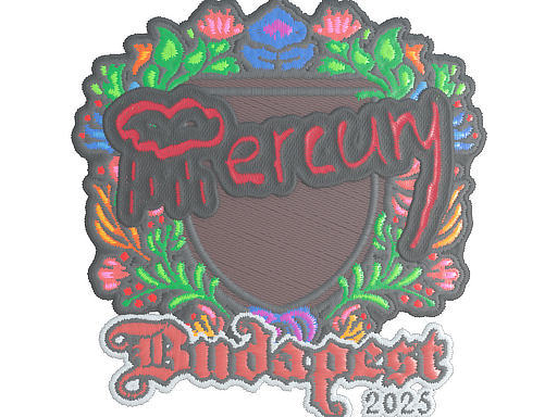 Item Sticker | Mercury (Embroidered) | Budapest 2025