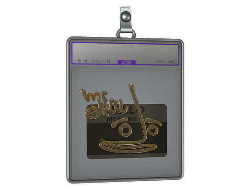 Item Sticker Slab | Hello Galil AR (Gold)