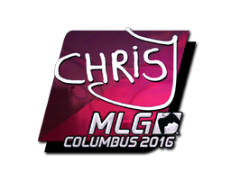 Item Sticker | chrisJ (Foil) | MLG Columbus 2016