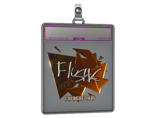 Item Sticker Slab | flusha (Foil) | Cologne 2016