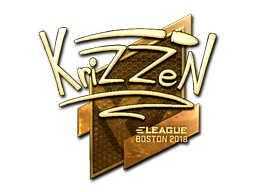 Item Sticker | KrizzeN (Gold) | Boston 2018