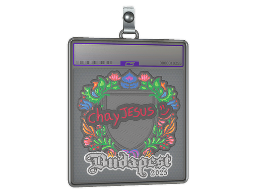 Item Sticker Slab | chayJESUS (Embroidered) | Budapest 2025