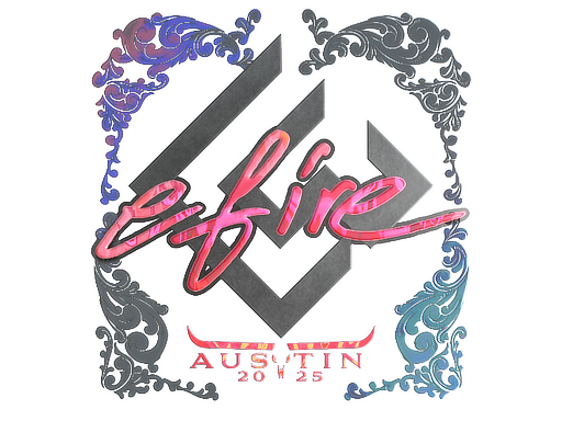 Item Sticker | efire (Holo) | Austin 2025