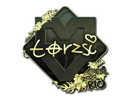 Item Sticker | torzsi (Gold) | Rio 2022