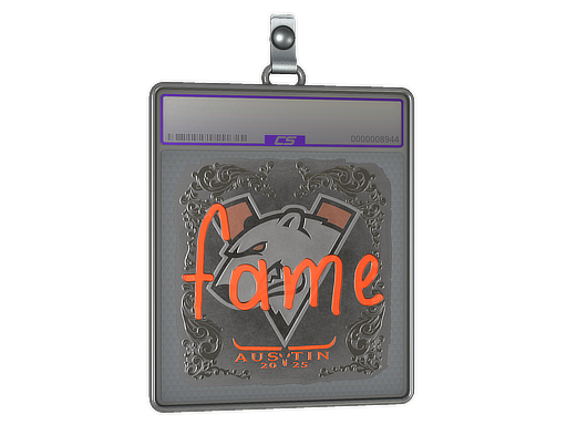 Item Sticker Slab | fame (Foil) | Austin 2025