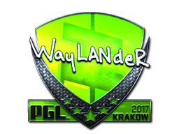 Item Sticker | wayLander (Foil) | Krakow 2017