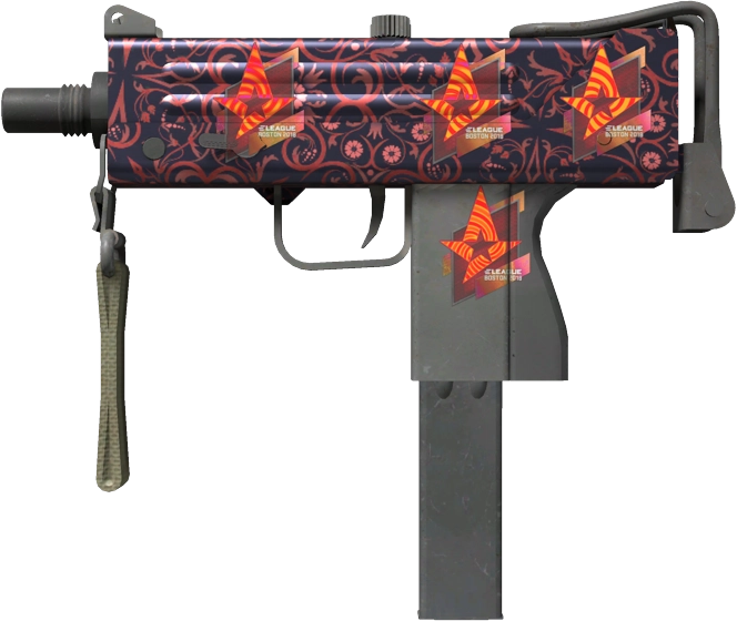 Item MAC-10 | Red Filigree