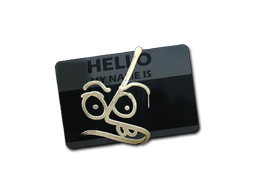 Item Sticker | Hello MP7 (Gold)