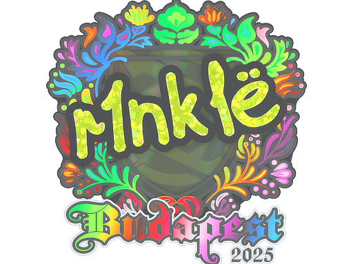 Item Sticker | r1nkle (Holo) | Budapest 2025