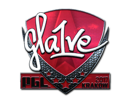 Item Sticker | gla1ve (Foil) | Krakow 2017