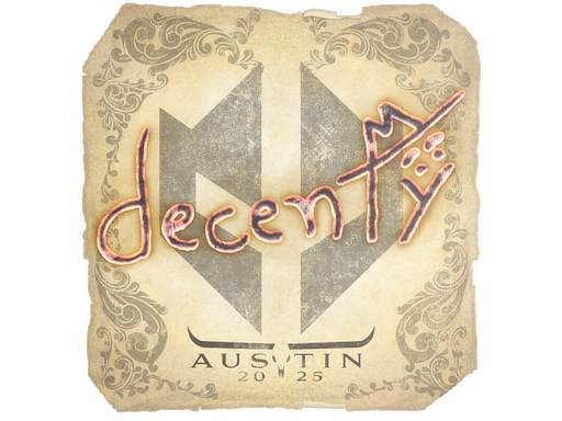 Item Sticker | decenty | Austin 2025