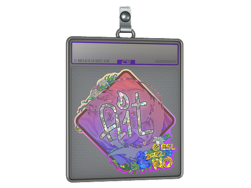 Item Sticker Slab | FL1T (Glitter) | Rio 2022