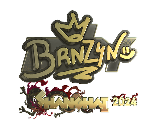 Item Sticker | brnz4n (Gold) | Shanghai 2024