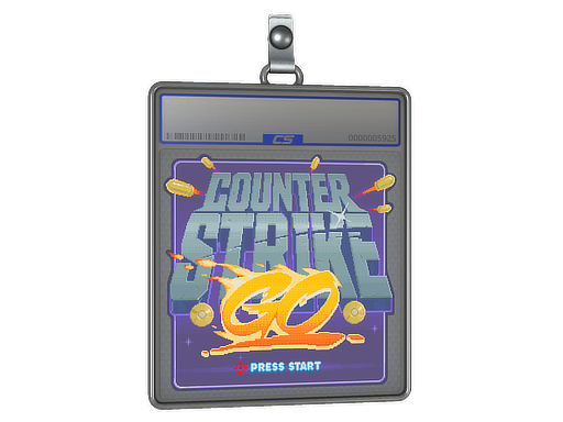 Item Sticker Slab | Press Start