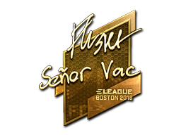 Item Sticker | flusha (Gold) | Boston 2018