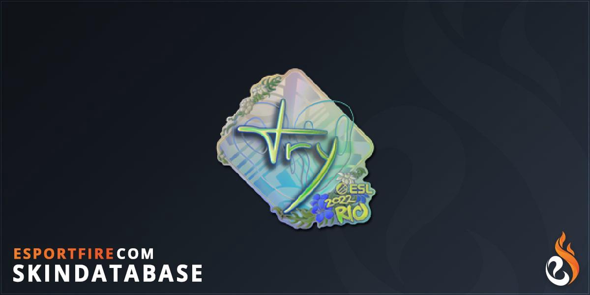 Sticker | TRY (Holo) | Rio 2022 - EsportFire.com