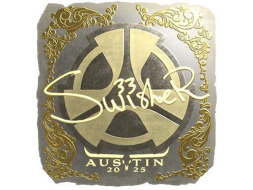 Item Sticker | Swisher (Gold) | Austin 2025