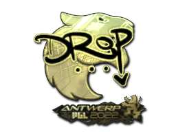 Cosmetic Sticker | drop (Gold) | Antwerp 2022 of Craft